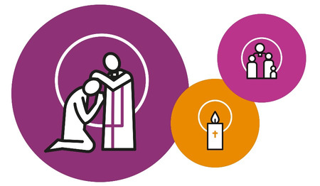 Pictogrammen voor beamer, kerkblad en website - nieuw: orgel en techniek