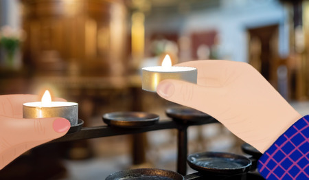 Een zee van licht – kaarsen verdrijven de duisternis